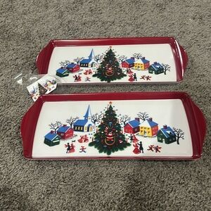 NWT serving trays